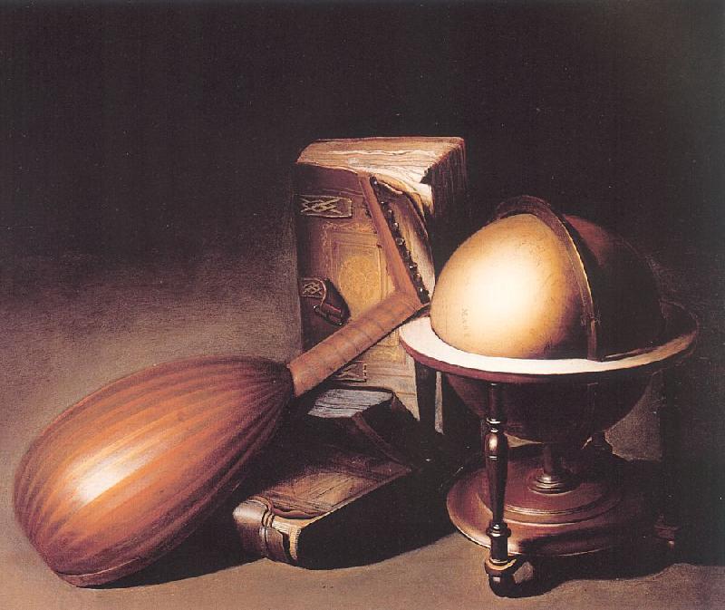 Dosso Dossi Still Life with Globe, Lute and Books China oil painting art